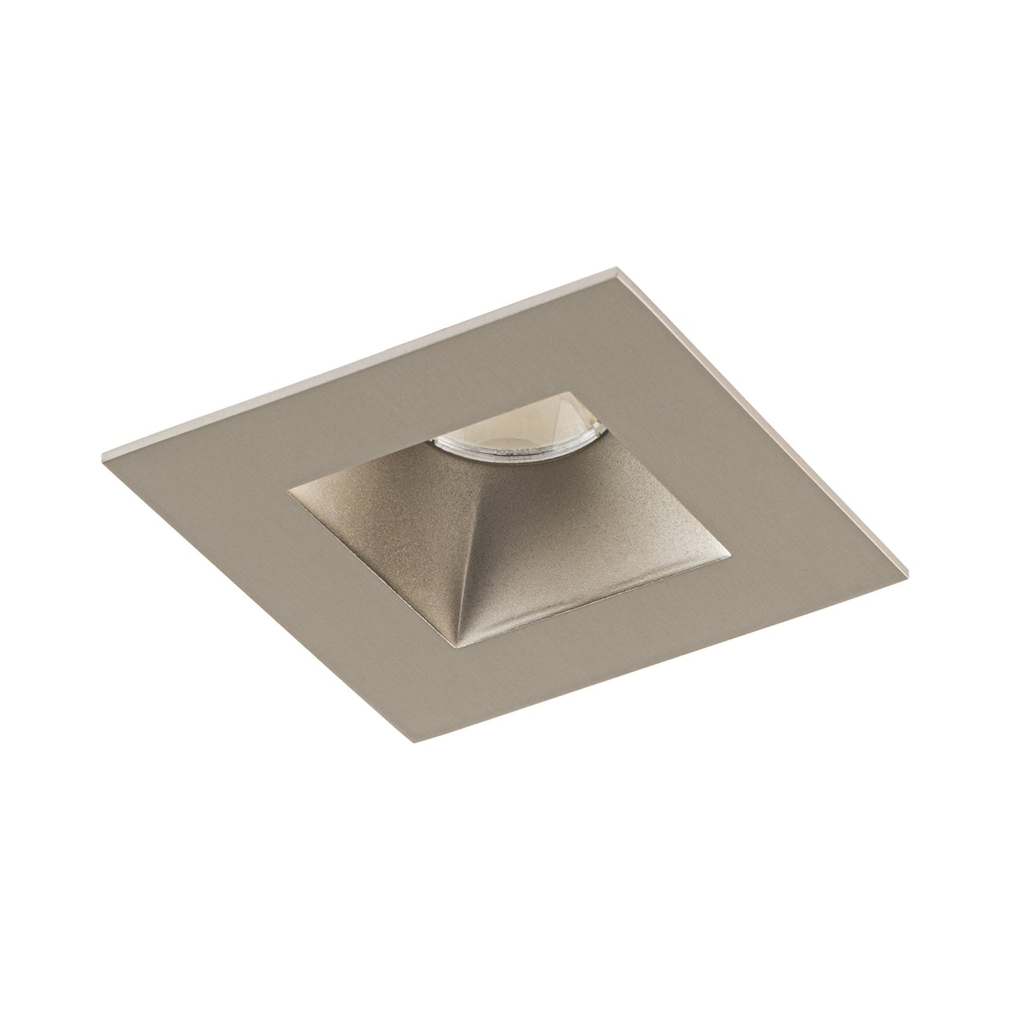 Ocularc 2.0 Square Open Reflector 11W LED Recessed Trim in Brushed Nickel.