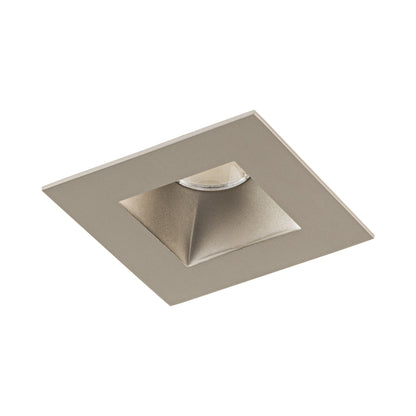 Ocularc 2.0 Square Open Reflector 11W LED Recessed Trim in Brushed Nickel.