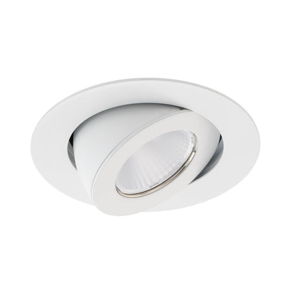 Ocularc 3.0 Dim-to-Warm Adjustable Round New Construction LED Downlight in White.