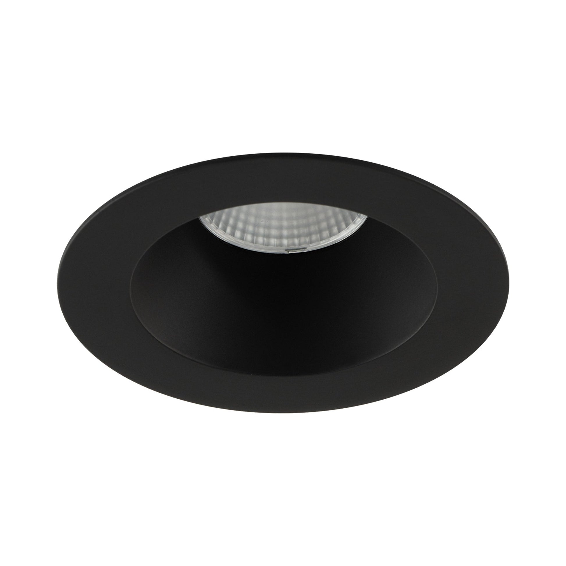Ocularc 3.0 Dim-to-Warm Round New Construction LED Downlight in Black.