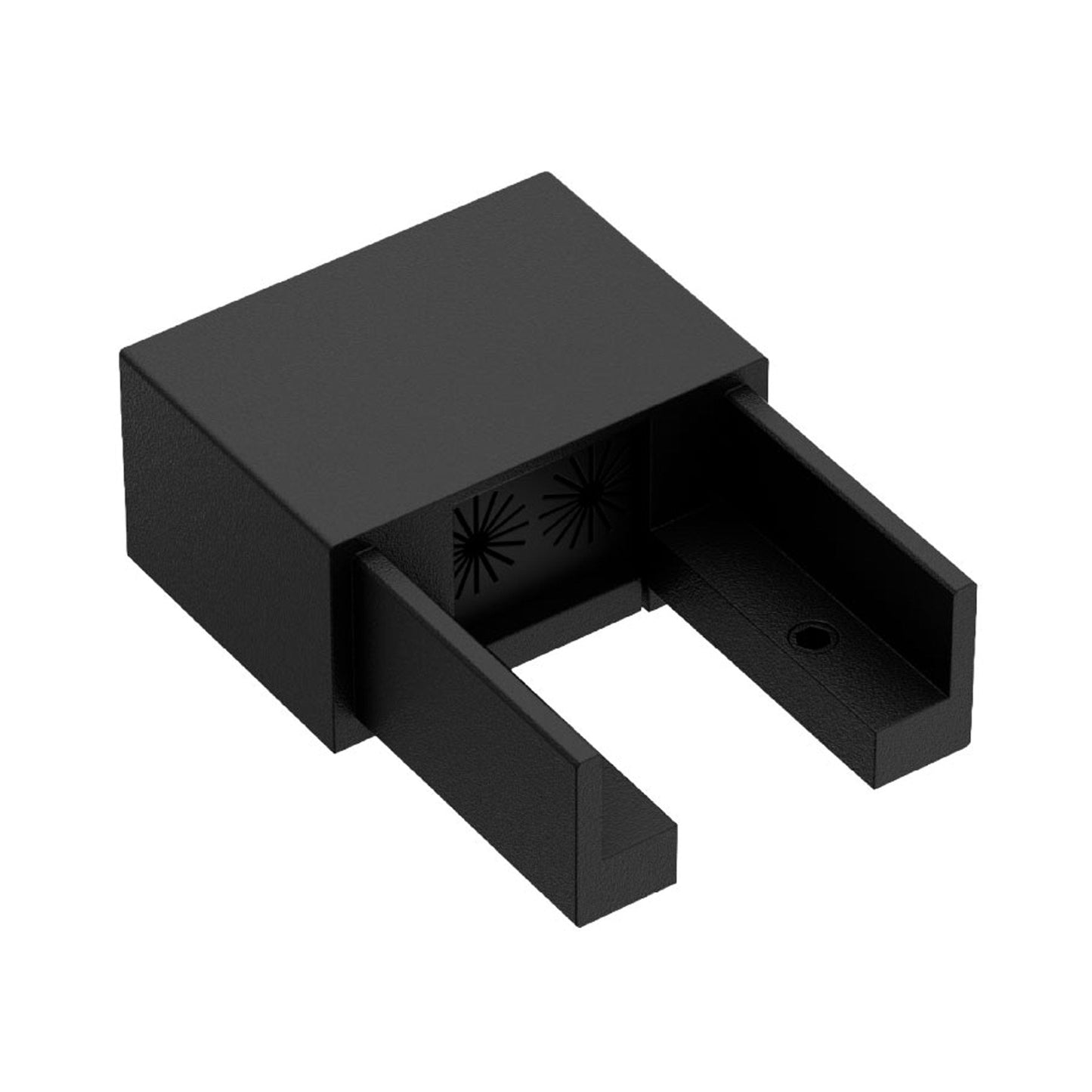 WAC Lighting Outdoor Track End Cap in Black.