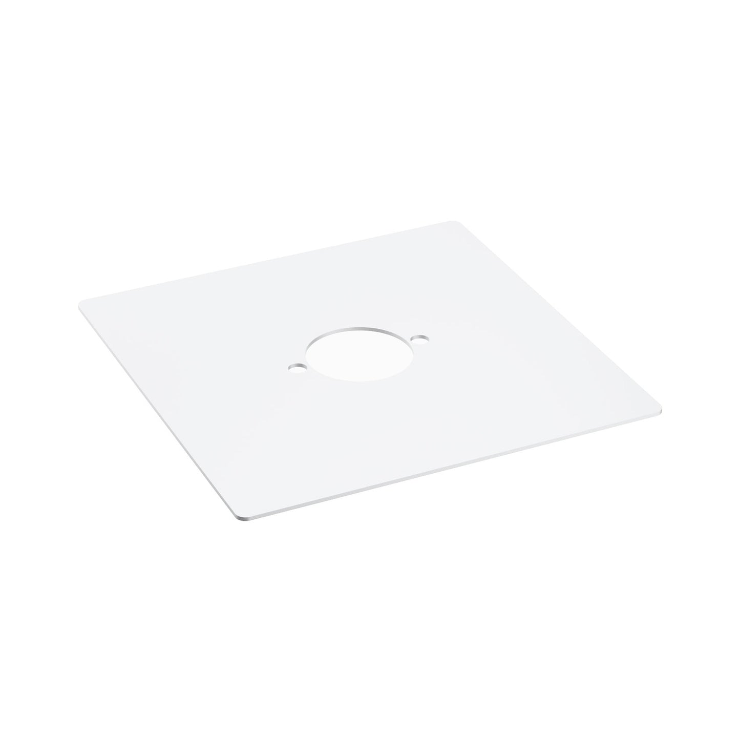 WAC Lighting Outdoor Track J-Box Cover in White.