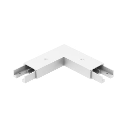 WAC Lighting Outdoor Track L Connector in White.