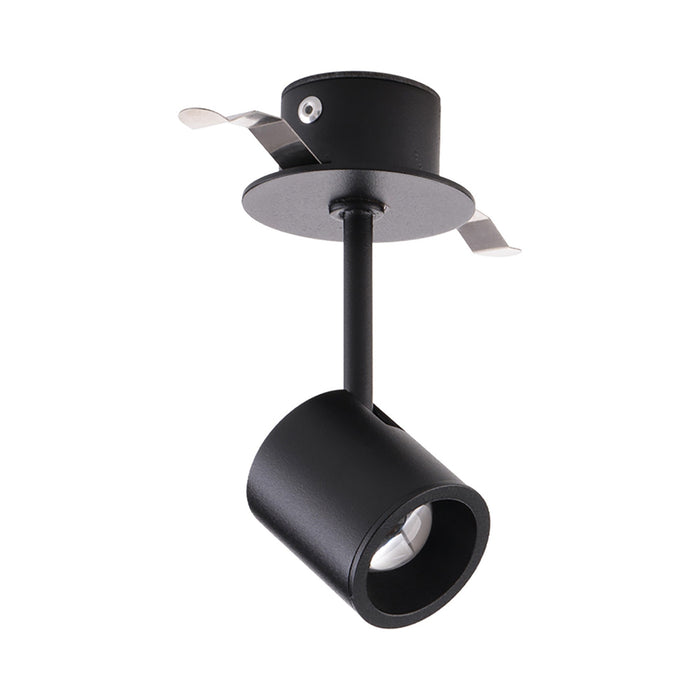 Stealth Silo Monopoint LED Ceiling Light in Black (2700K/Small).