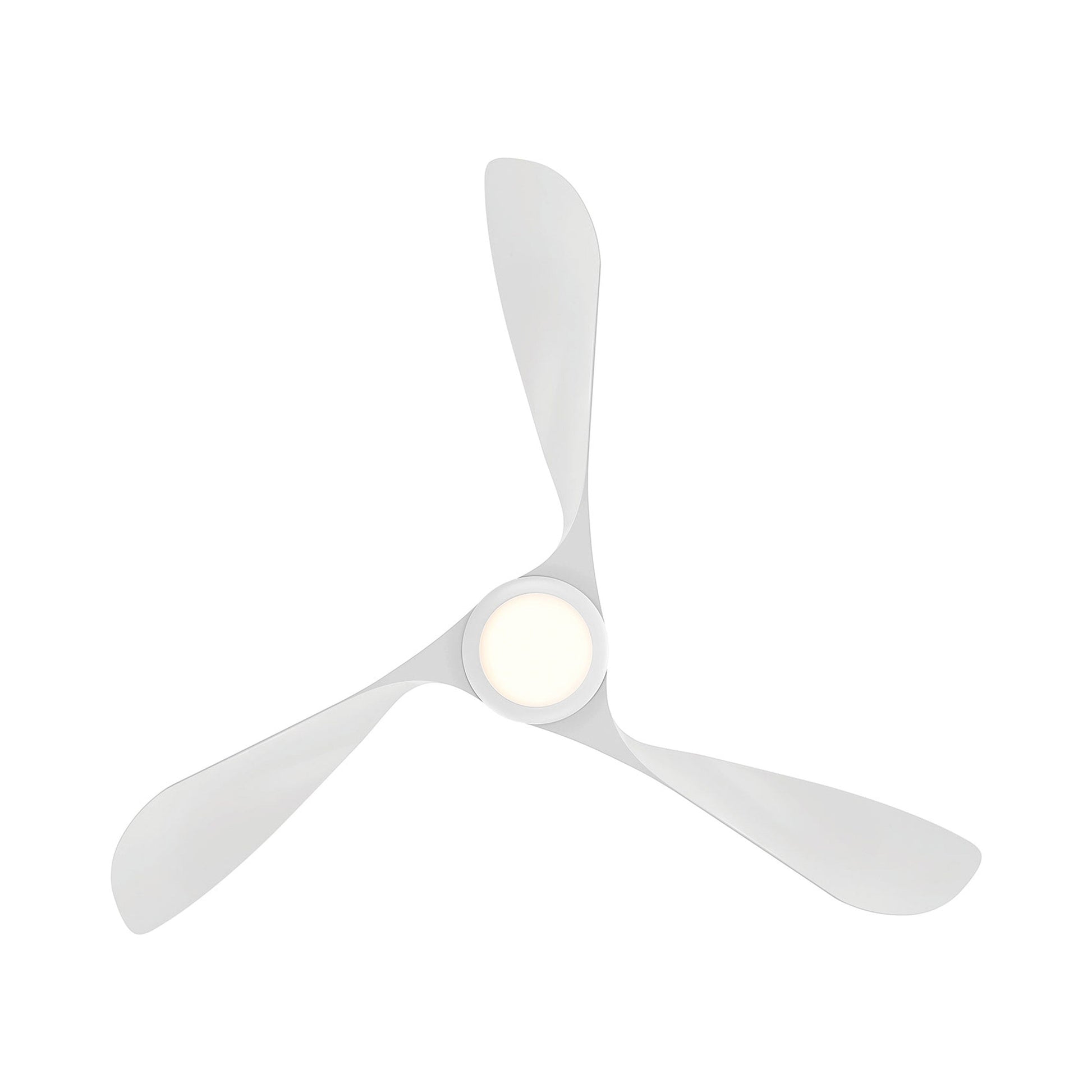 Swirl LED Flush Mount Ceiling Fan in Detail.