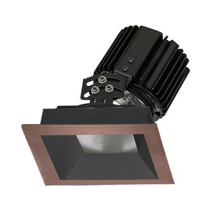 Volta 4.5 Inch Square Adjustable LED Recessed Trim in Detail.