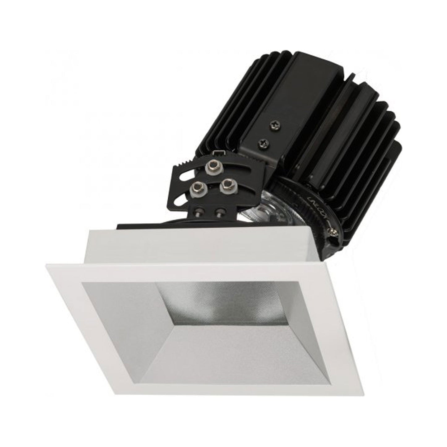 Volta 4.5 Inch Square Adjustable LED Recessed Trim in Detail.