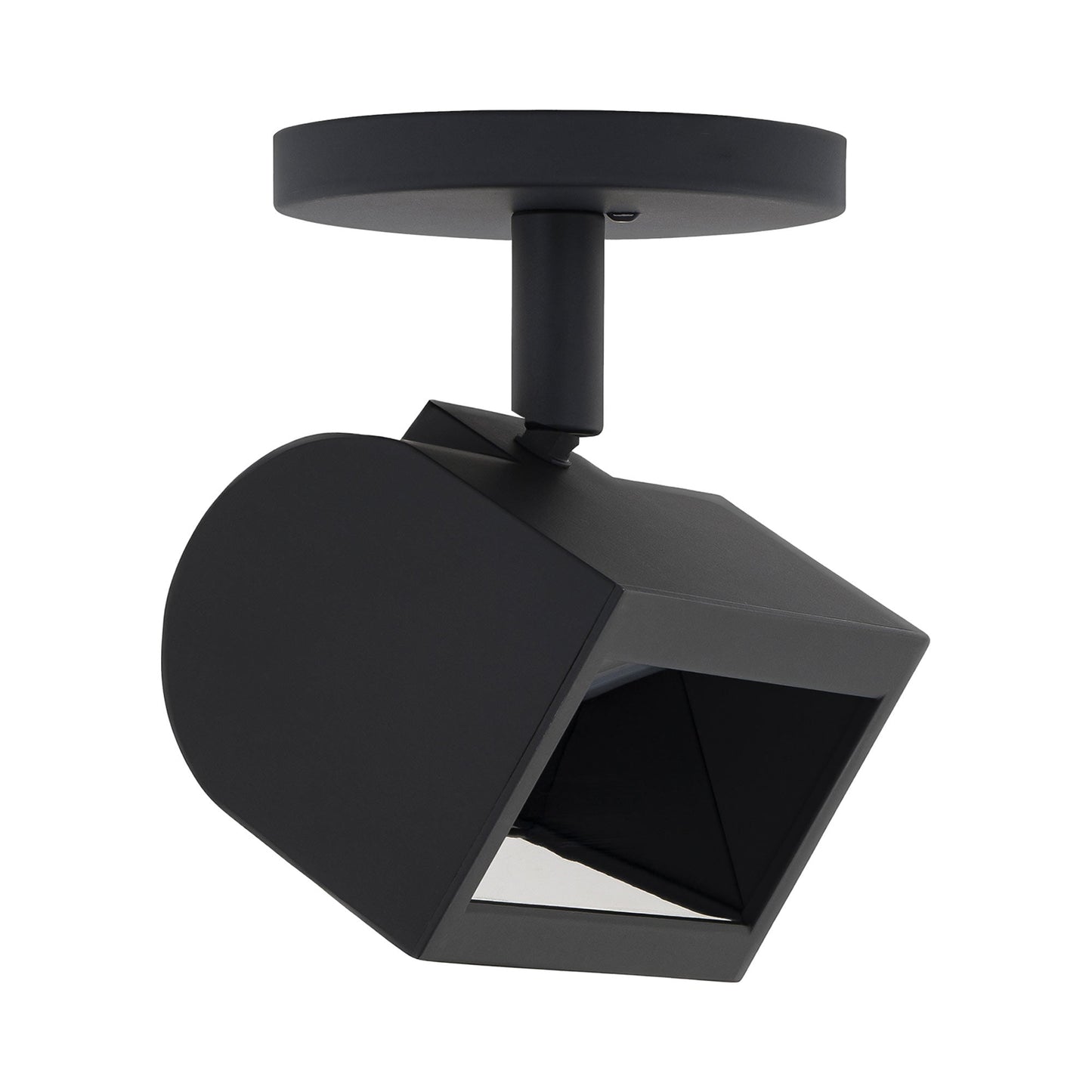 Wall Wash LED Monopoint Spot Light in Black (Selectable CCT).