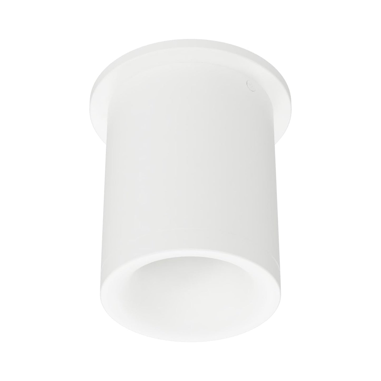 Zoron Round Outdoor LED Flush Mount Ceiling Light in Arc White.