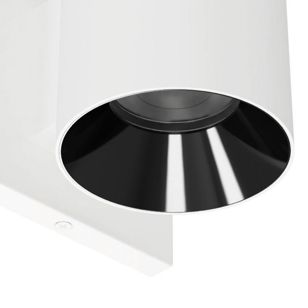 Zoron Round Outdoor LED Wall Light in Detail.