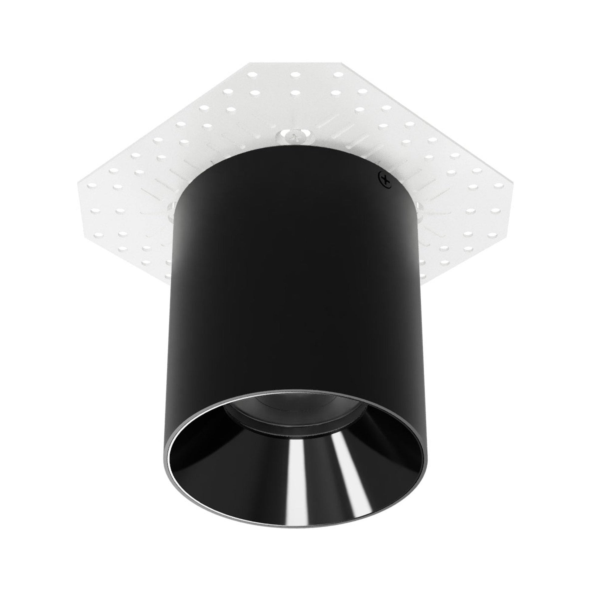 Zoron Round Trimless Outdoor LED Flush Mount Ceiling Light in Detail.