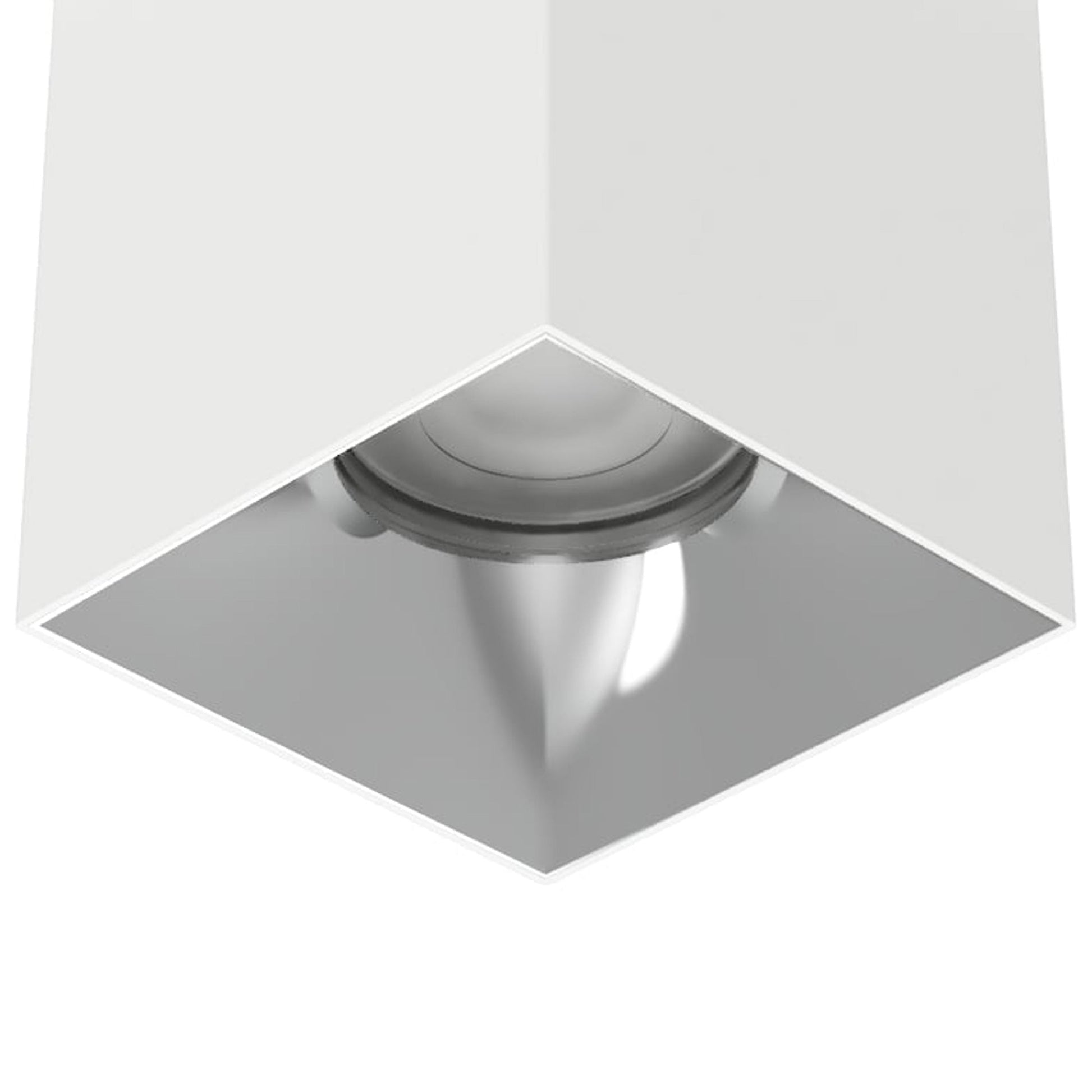 Zoron Square Outdoor LED Flush Mount Ceiling Light in Detail.