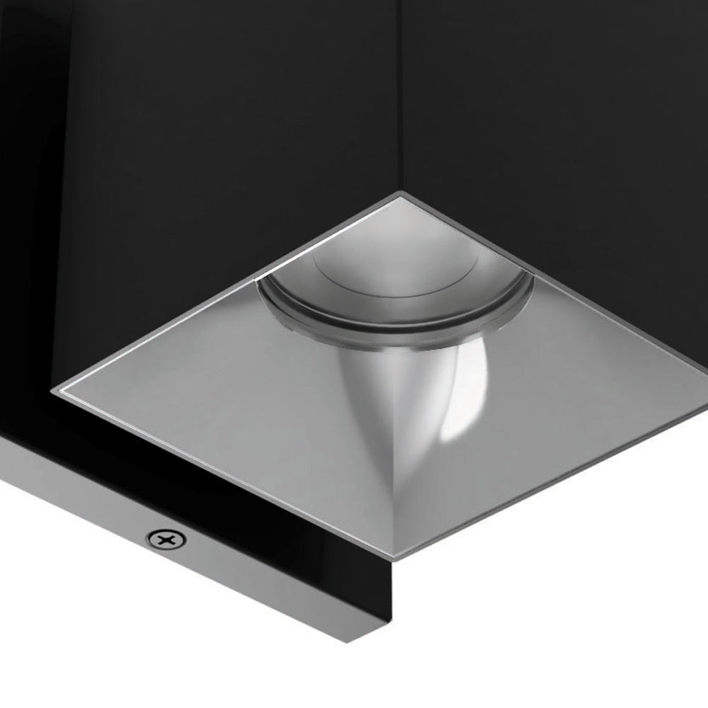 Zoron Square Outdoor LED Wall Light in Detail.