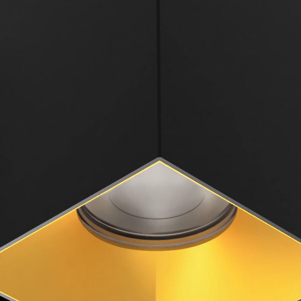 Zoron Square Outdoor LED Wall Light in Detail.