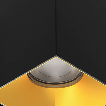 Zoron Square Outdoor LED Wall Light in Detail.