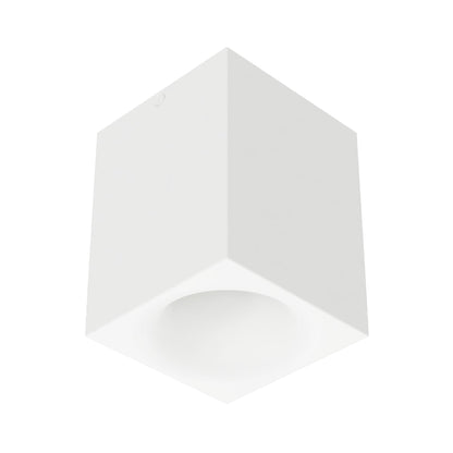 Zoron Square Trimless Outdoor LED Flush Mount Ceiling Light in Arc White.