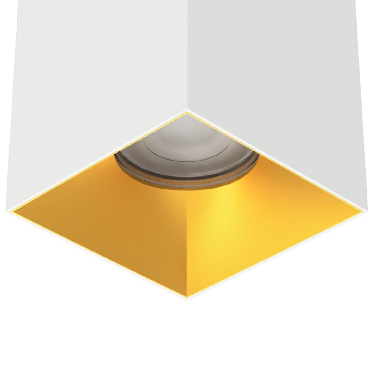 Zoron Square Trimless Outdoor LED Flush Mount Ceiling Light in Detail.