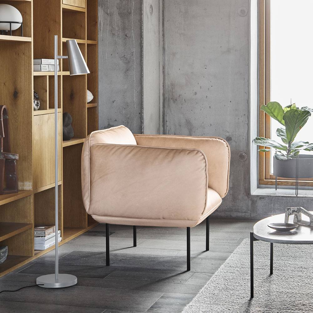 Cono Floor Lamp in living room.