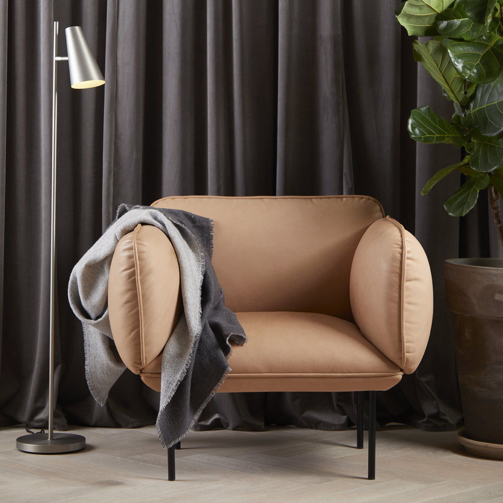 Cono Floor Lamp in living room.