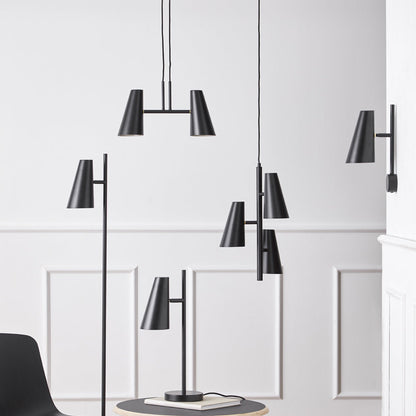 Cono Pendant Light in living room.