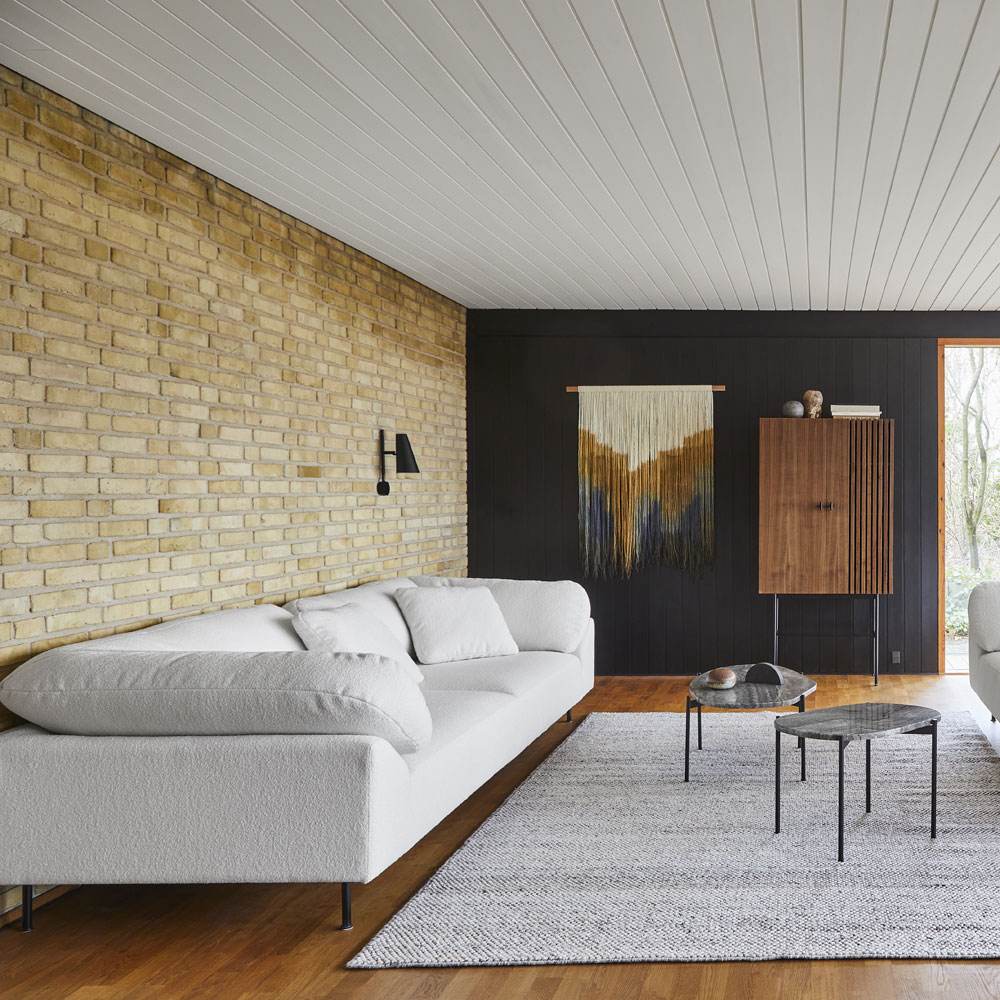 Cono Wall Light in living room.