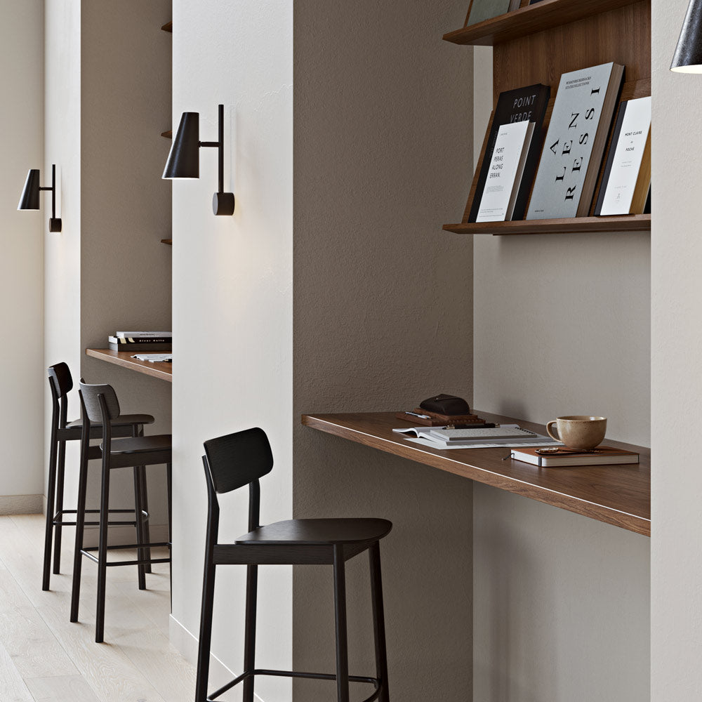 Cono Wall Light in living room.