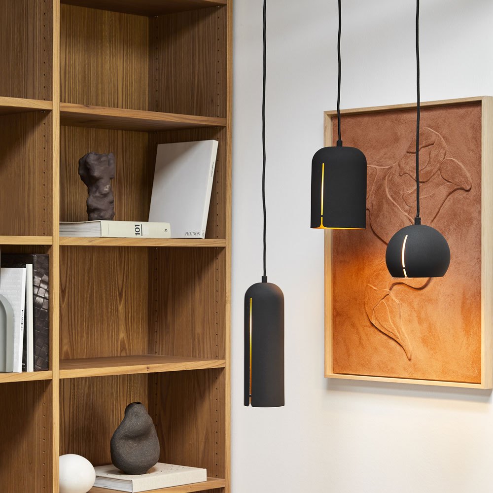 Gap Pendant Light in living room.