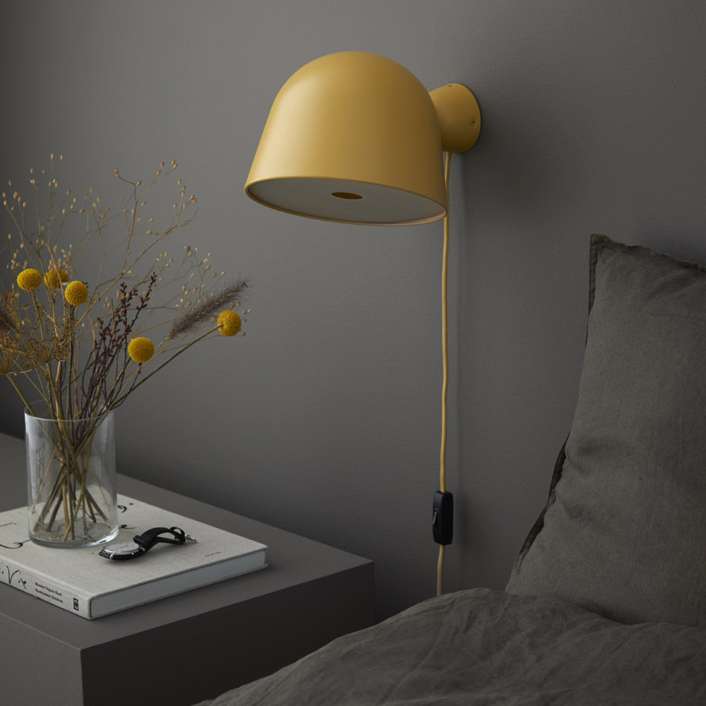 Kuppi Wall Light in bedroom.