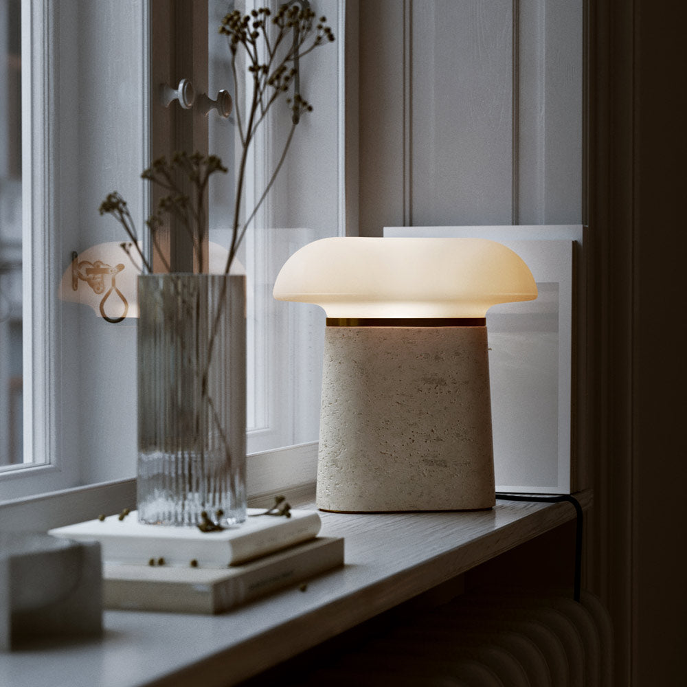 Nova Table Lamp in living room.