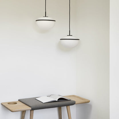 Pump Pendant Light in living room.