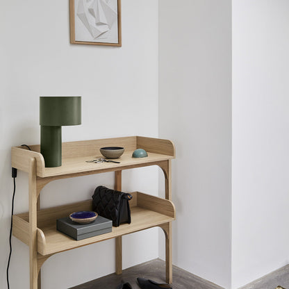 Tangent Table Lamp in living room.