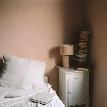 Tangent Table Lamp in bedroom.