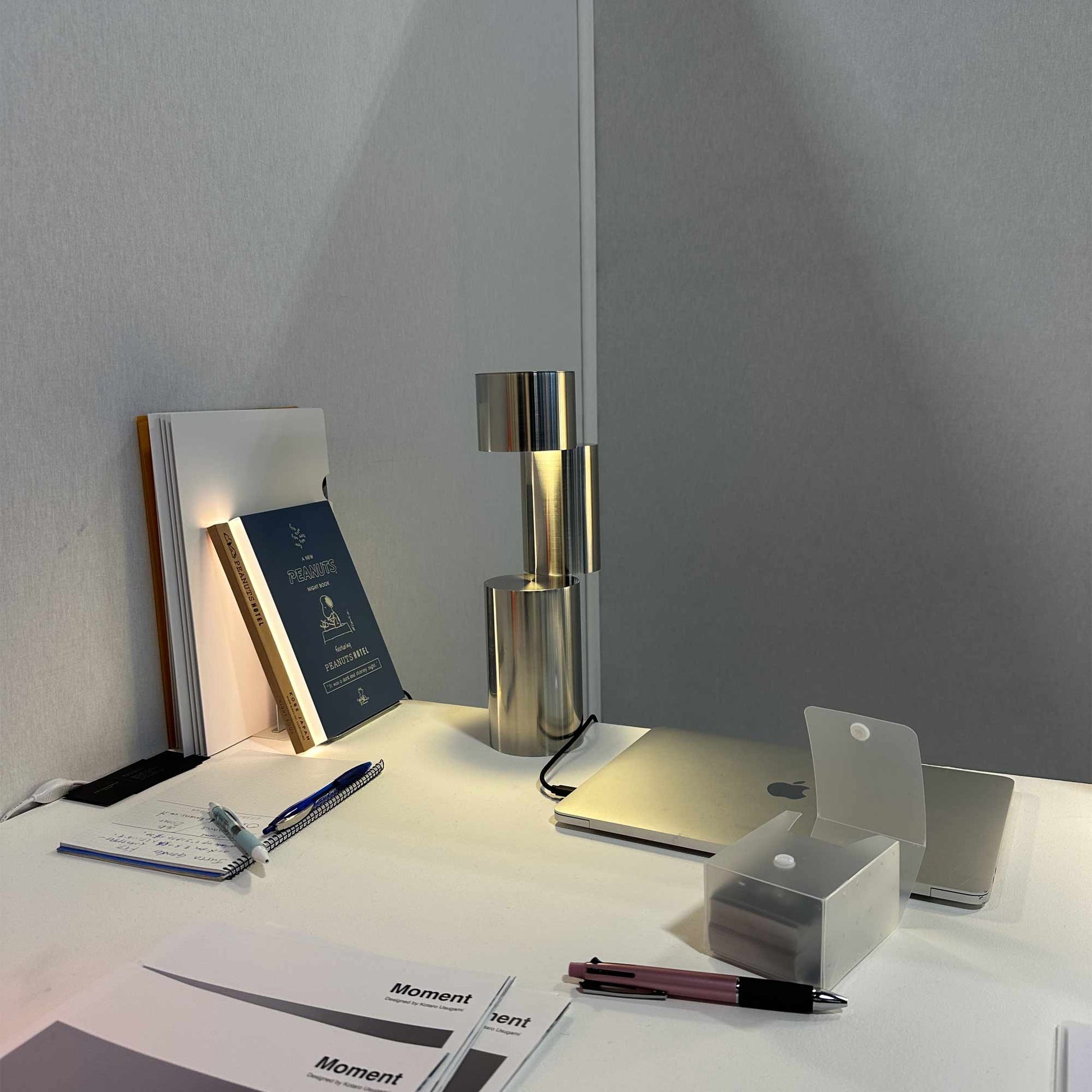 Moment Rechargeable LED Table Lamp in office.