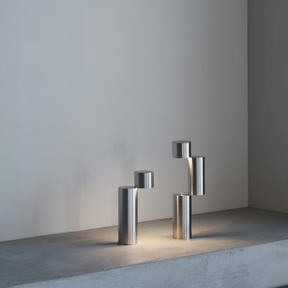 Moment Rechargeable LED Table Lamp in exhibition.