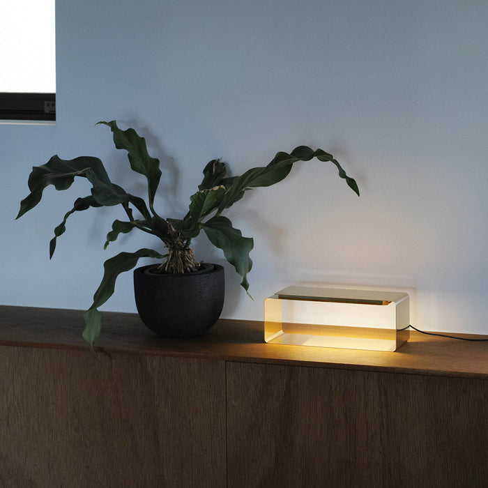 Lightshelf LED Table Lamp in living room.