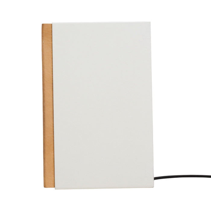 Nightbook LED Table Lamp in White.