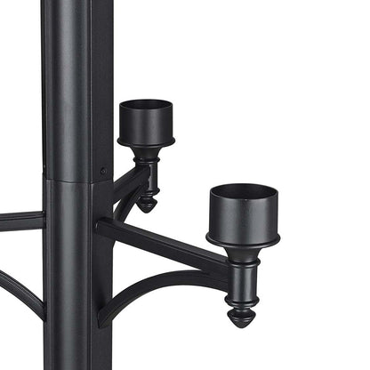 Z-Lite 4BK Outdoor Post Light Hardware in Detail.