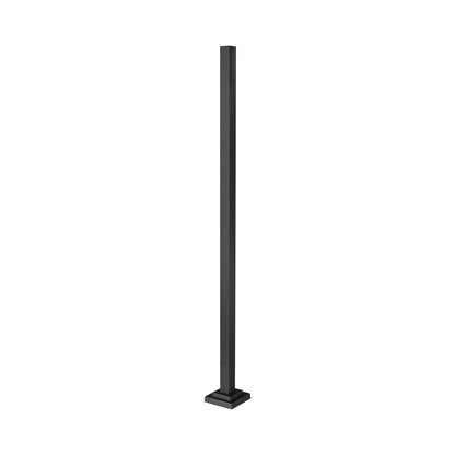 Z-Lite 536 Outdoor Post Hardware in Black.