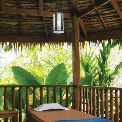 Abbey Outdoor Pendant Light in Outside Area.