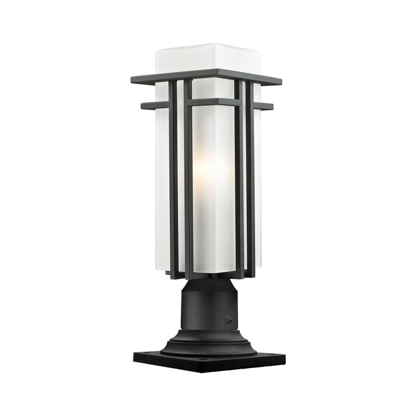 Abbey Round Outdoor Pier Mount Light (19.25-Inch).