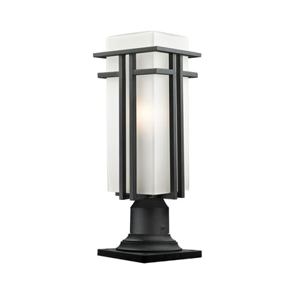 Abbey Round Outdoor Pier Mount Light (21.5-Inch).