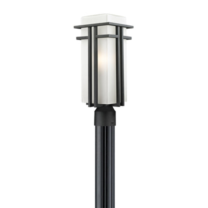 Abbey Round Outdoor Post Light in Detail.