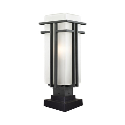 Abbey Square Outdoor Pier Mount Light (21.75-Inch).