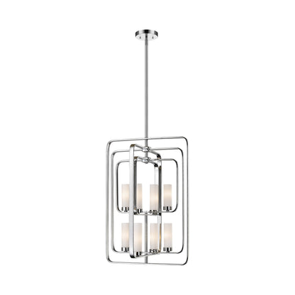 Aideen Multi Light Chandelier in Chrome (8-Light).