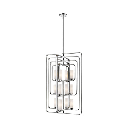 Aideen Multi Light Chandelier in Chrome (12-Light).