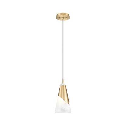 Aimie Pendant Light in Modern Gold (Cord/13.25-Inch).