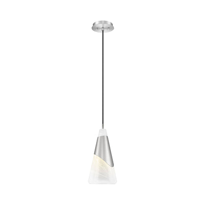 Aimie Pendant Light in Brushed Nickel (Cord/15.75-Inch).