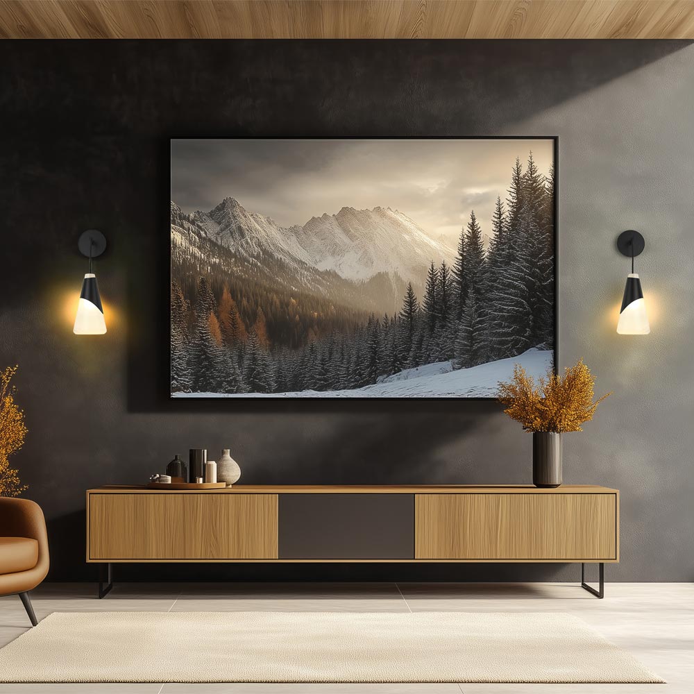 Aimie Wall Light in living room.