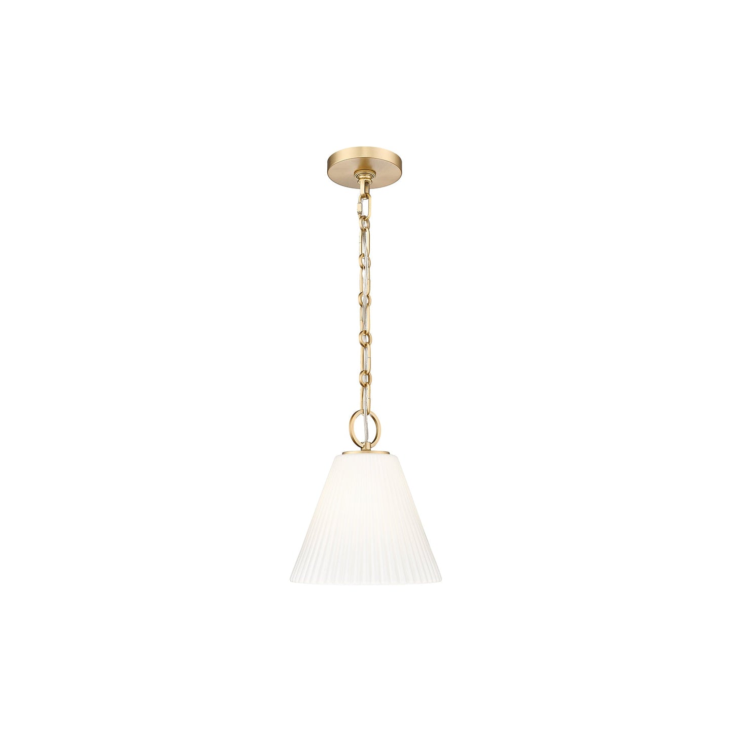 Alaric Pendant Light in Modern Gold (10-Inch).