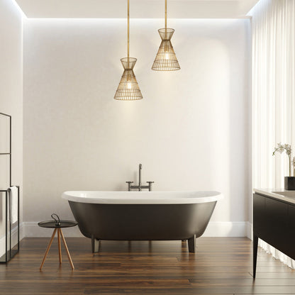 Alito Pendant Light in bathroom.